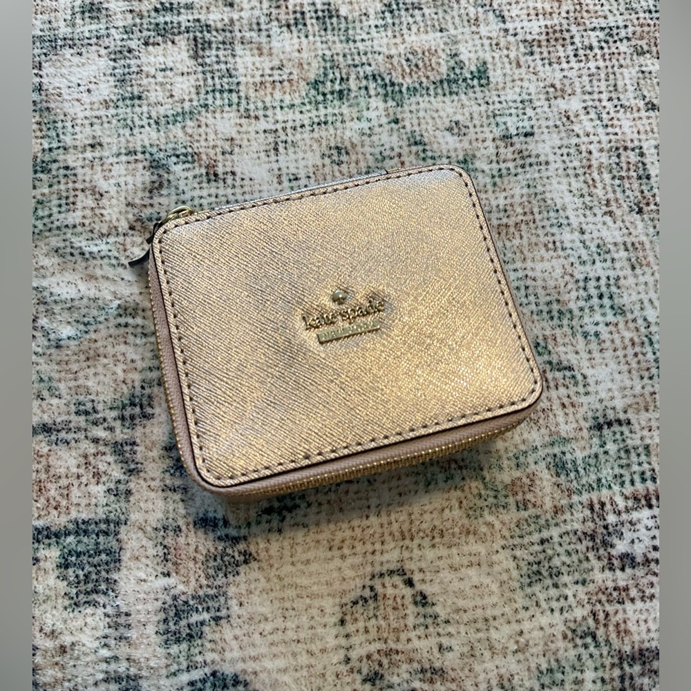 Kate Spade Gold Jewelry Box